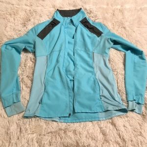 Light blue Champion workout jacket